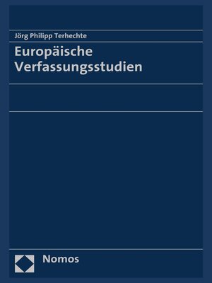 cover image of Europäische Verfassungsstudien